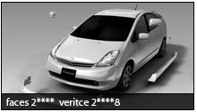 free download model toyota Isis format 3ds.