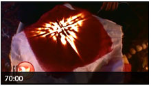 3d extream the movie . You can see 3d by 3d glass.